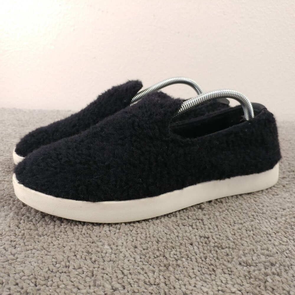 Allbirds Wool Lounger Fluffs Womens Size 8 Shoes Soft Black Slip On